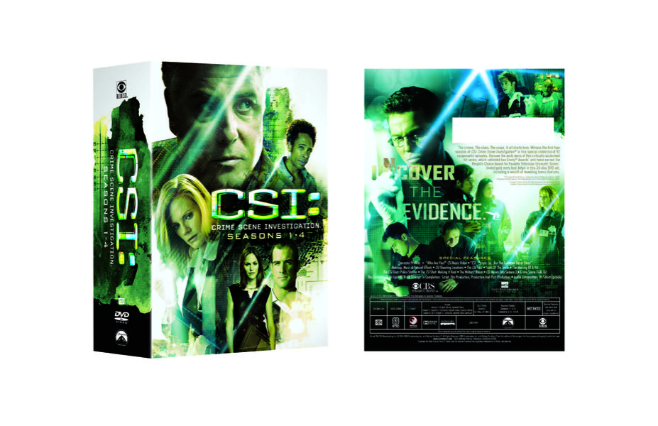 CSI: The Complete Seasons packaging