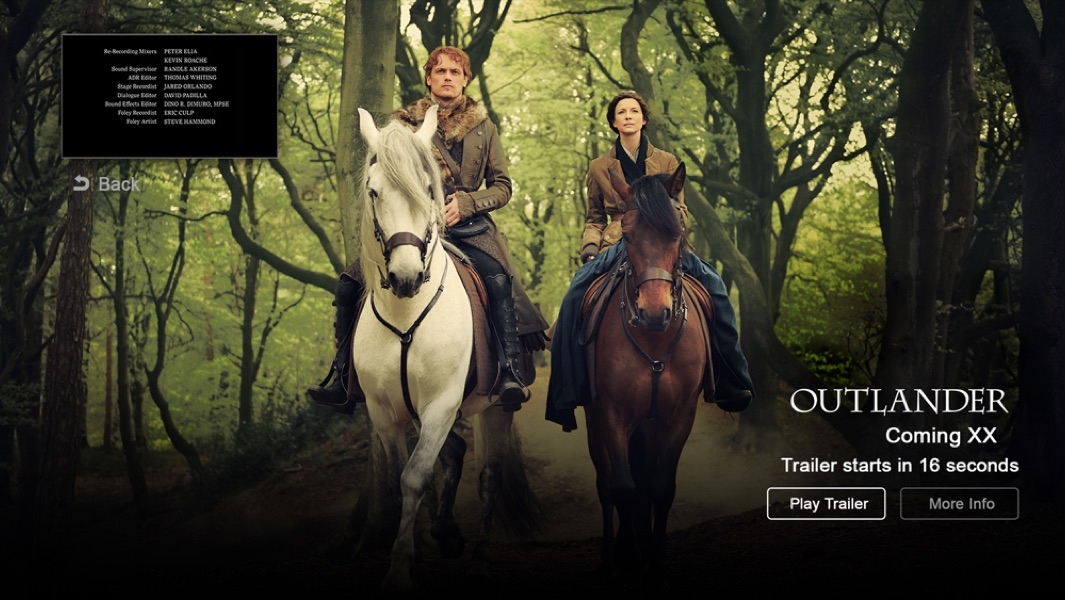 Outlander streaming art